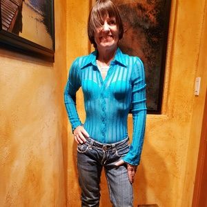 BeBe Top/blouse Jr M Sheer